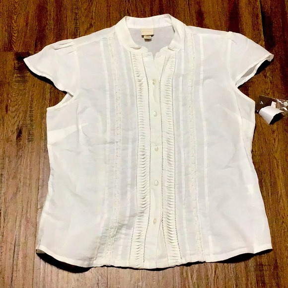 Merona Tops - New Merona Boho Babe Button Down Sz Med